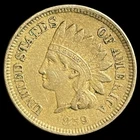 1859 Indian Head Cent - High Detail - Full Liberty Antique US 1c Penny Coin
