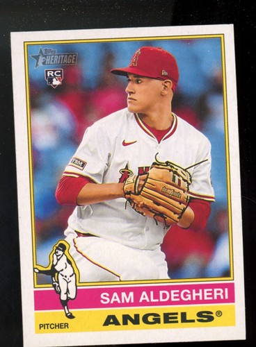 2025 Topps Heritage #322 Sam Aldegheri | Baseball Card