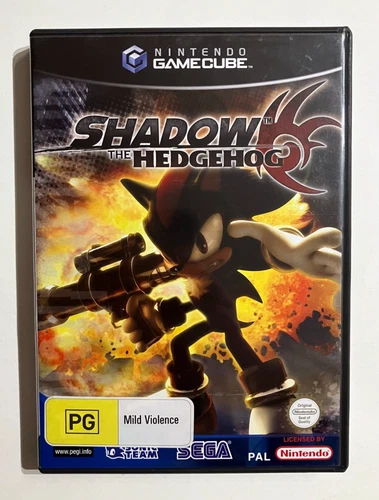 Shadow the Hedgehog 2005 Sonic Gamecube Action Game RARE Complete Oz PAL Release