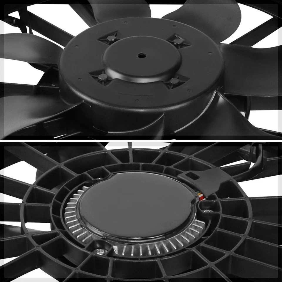 Conjunto de ventilador de radiador estilo OE para 16-21 Mercedes-Benz E300/E400/E450/GLC300 Foto 4 de 4