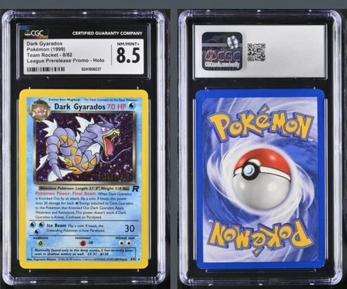 Dark Gyarados (Prerelease) 8/82 Promo Holo Rare 1999 CGC 8.5 NM/MINT+