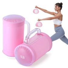 Water Dumbbells, Water Filled Weights, Travel Adjustable Fitness, Strength Tr...