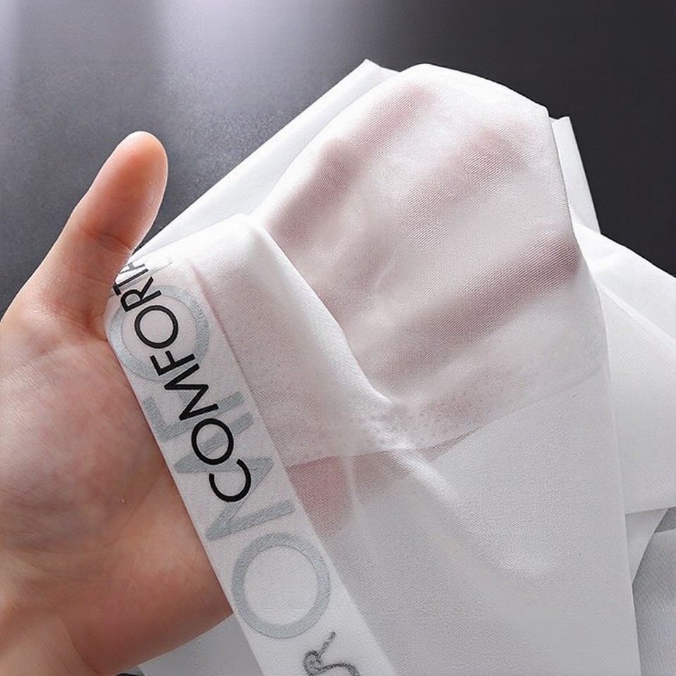 Men's Trunks Underwear Boxer Shorts Ice Silk Fabric 3D Bulge Pouch L ...
