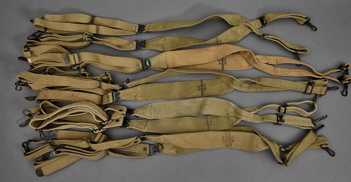M1936 Suspenders In Original Ww Ii Us Field Gear & Equipment for