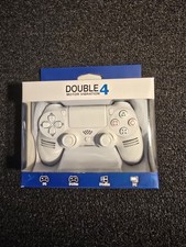 Double4- Wireless Gaming Controller for PS4/PC/Mobile- White ***