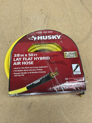 #ad Husky 3 8 in. x 50 ft. Hybrid Air Hose $24.99