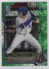 2022 Bowman Draft Chrome Green Sparkle Refractor 66/99 Hayden Dunhurst 2u3