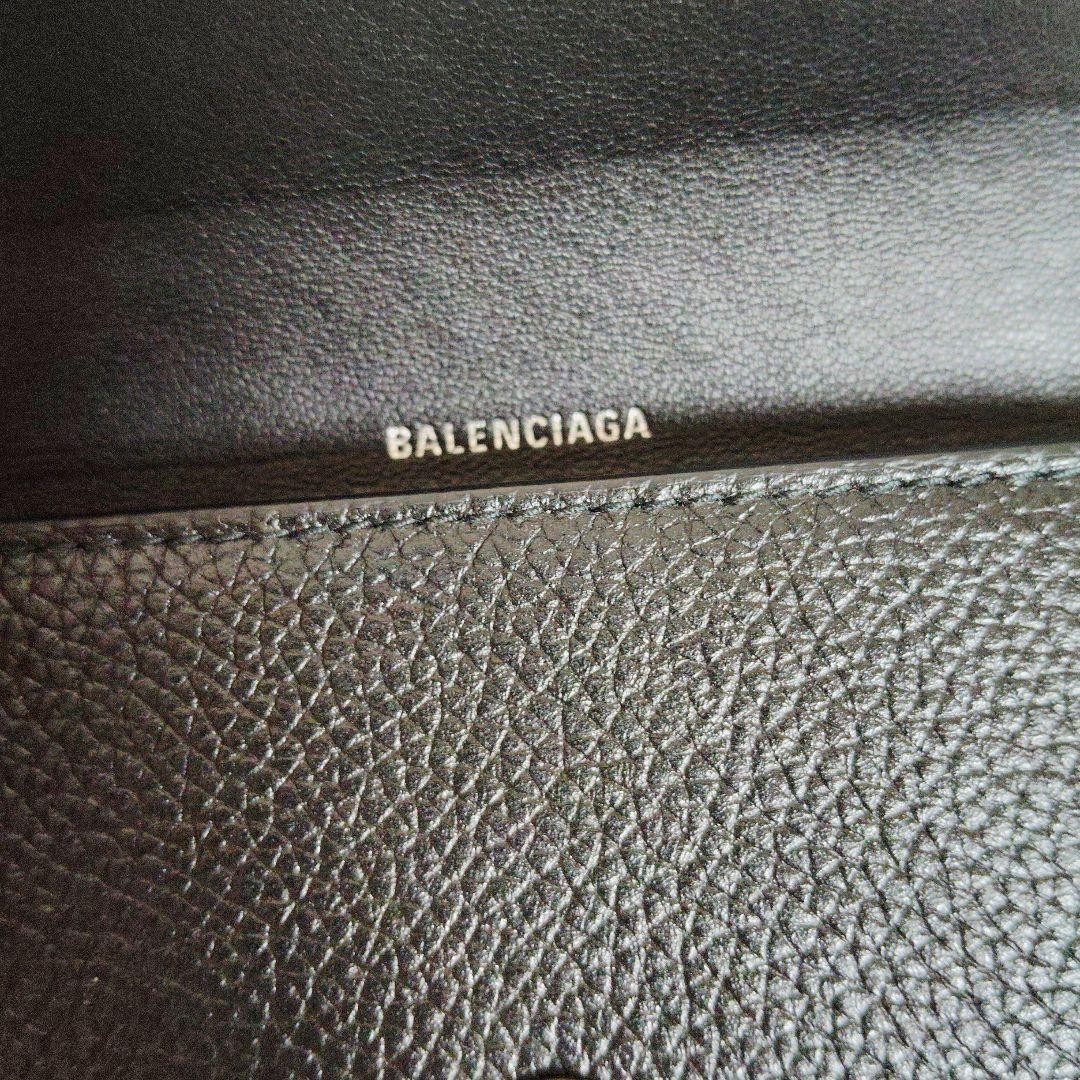 Balenciaga Bellows Card Case Black Leather thumbnail 4