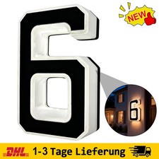 Moderne Hausnummern beleuchtete LED-Adressschilder für Häuser wasserdichte 2026