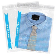 Poly Bags Resealable Suffocation Warning Clear Merchandise 1.5 mil Shirt Apparel