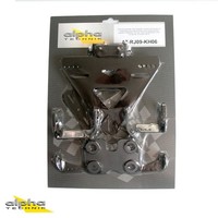 alpha Technik Kennzeichenhalter Yamaha YZF600R6, RJ09 FüR YZF-R6 RJ09