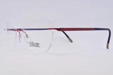 Silhouette Eyeglasses 4521 40 6057 Burgundy Size, 56-17-140