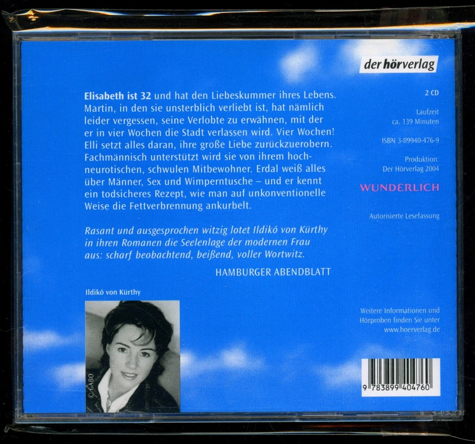Ildikó von KÜRTHY★BLAUE WUNDER • Affären★Hörbuch★2-CD★Autorenlesung★NEUWERTIG★ - Bild 4 von 4