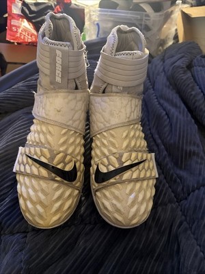 Nike Force Savage Elite 2 TD Football Cleats Mens 12 White Triple AH3999-100