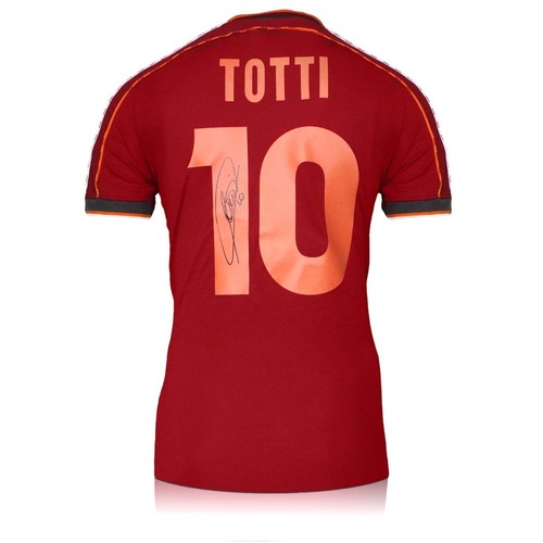 Francesco Totti signiertes AS Roma 1998-99 Fußballtrikot - Bild 1 von 5