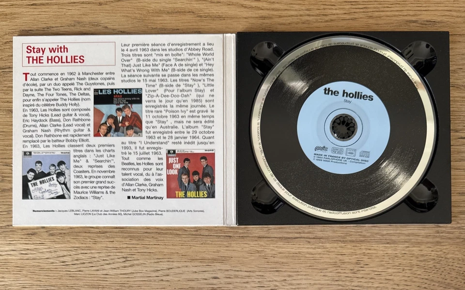 The Hollies – Stay With The Hollies CD HDCD RI RM Digipak France *Near Mint* - Image 3 of 3