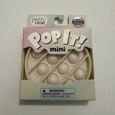 Chuckle  Roar Pop It Mini Fidget Toy Keychain 001 Blue/Green Tie Dye