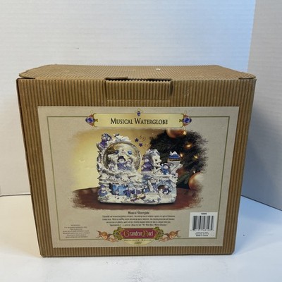 Grandeur Noel Musical Snowman Water Globe Collector's Edition 2001