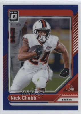 2024 Panini Donruss Optic Blue Prizm /199 Nick Chubb #45 0u5r