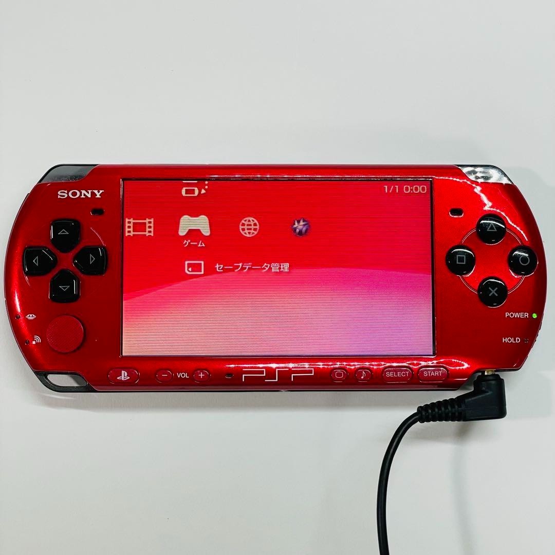 Sony PSP-3000 Choose Color Charger and random 3 games soft+Memory