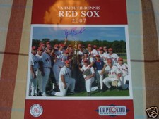 GORDON BECKHAM AUTOGRAPHED 2007 CAPE COD PROGRAM