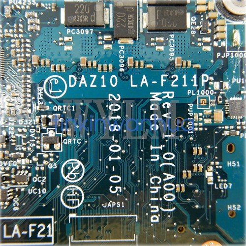 Ancha madre PARA DELL XPS 15 9575 2 en 1I7-8705G 8G LA-F211P 0XT69Y - Imagen 4 de 6