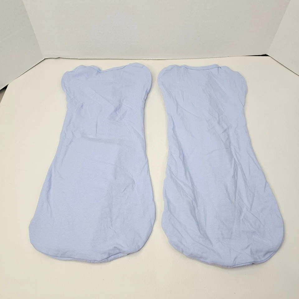Aden + Anais Essential Saco de Dormir Azul Libre Brazos Ajustados Recién Nacido 0-3 Meses Lote 2 Foto 3 de 4
