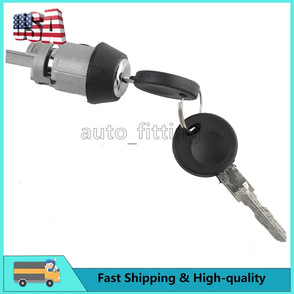 Interruptor de encendido con llaves para VW Beetle Golf Jetta 1971-1978 Audi 1H0905855A Foto 3 de 4