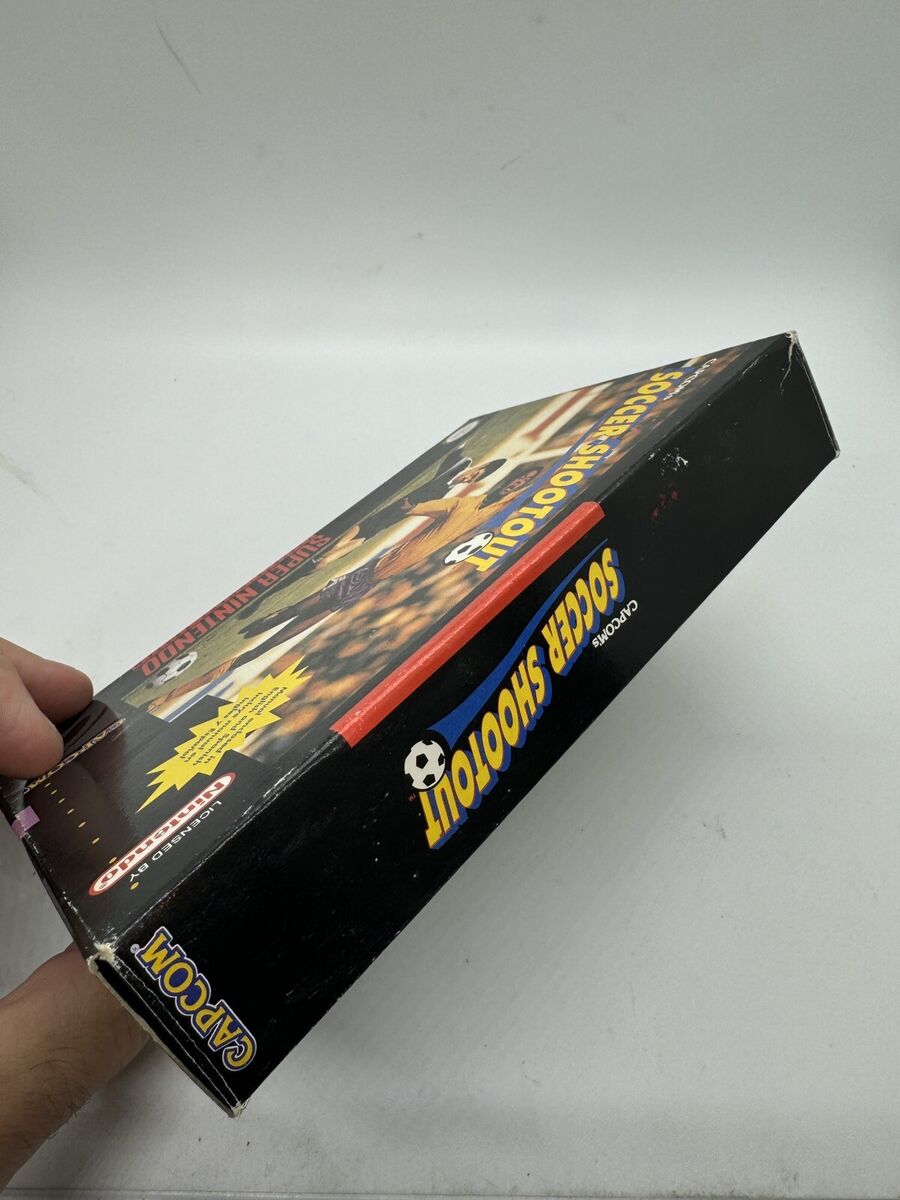 Capcom's Soccer Shootout Super Nintendo SNES Complete CIB Capcom's Soccer Shootout Super Nintendo SNES Complete CIB