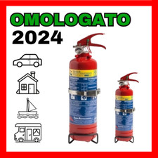 estintore a polvere 1 kg per casa vacanze auto aziende OMOLOGATO 2024 + SUPPORTO