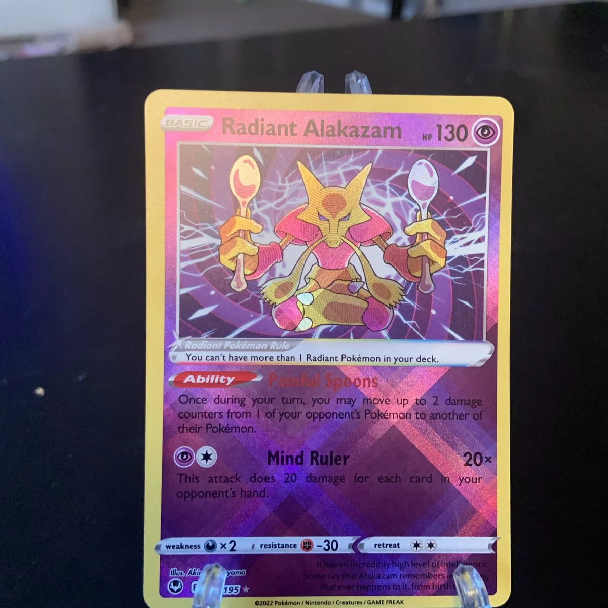 Radiant Alakazam Silver Tempest, Hobbies & Toys, Toys & Games on