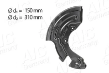 AIC 57065 splash panel, brake disc for Audi, Skoda, VW