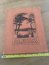 Antique Postcard Album Thanksgiving Christmas Etc Early 1900s 28 Cards