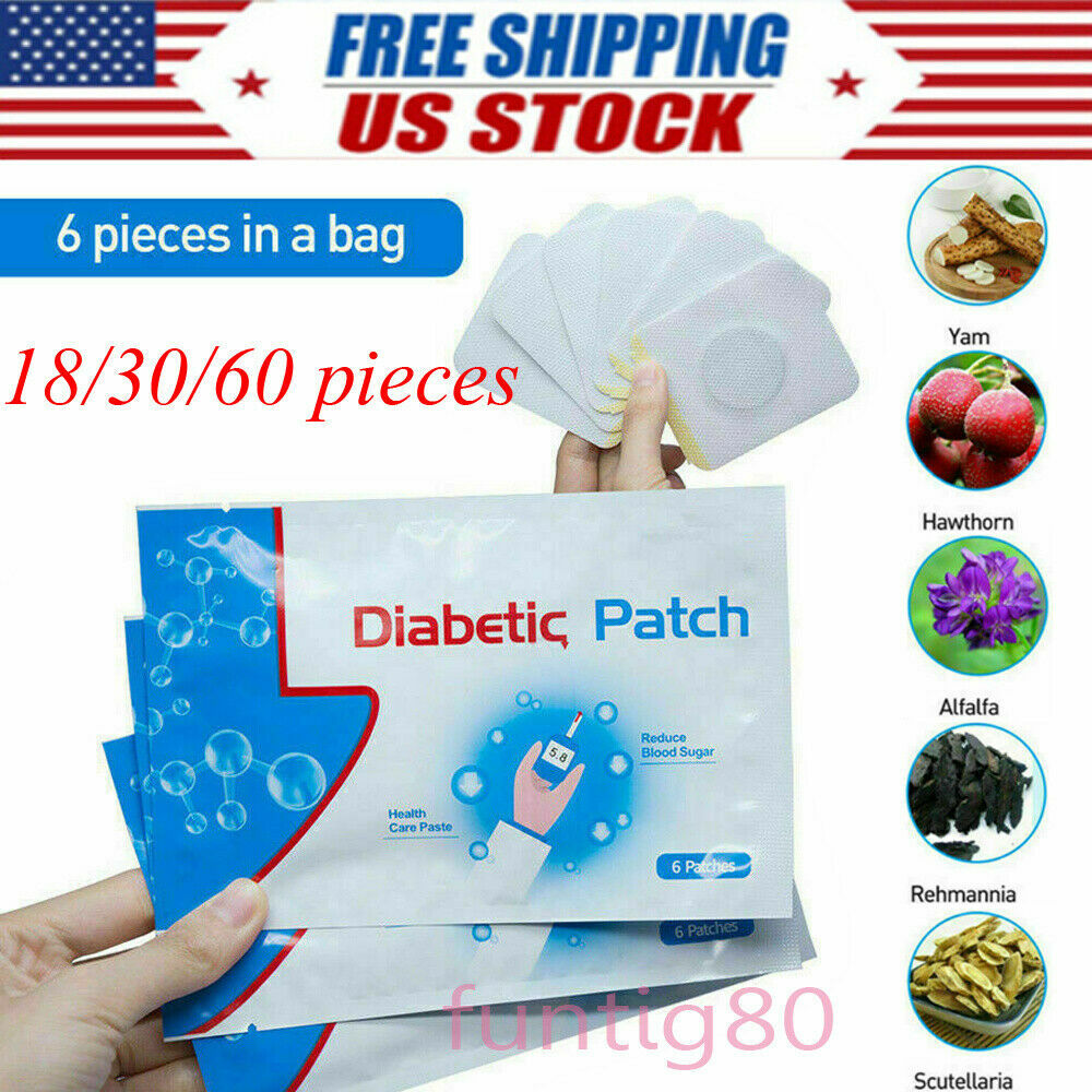 60pcs Natural Health Diabetic Patch for Stabilizes Blood