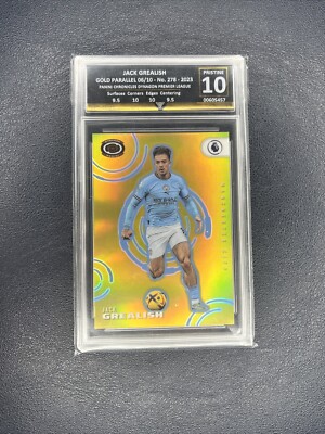 Jack Grealish 2022-23 Panini Chronicles Dynagon Gold /10 Premier League Soccer
