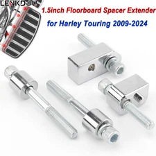 1.25inch Driver Floorboard Extensions Spacer Extenders Kit For Harley Touring FL