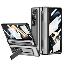 Clear Case for Samsung Galaxy Z Fold8 Ultra 7 6 5 4 3 Hidden Stand Hinge Cover