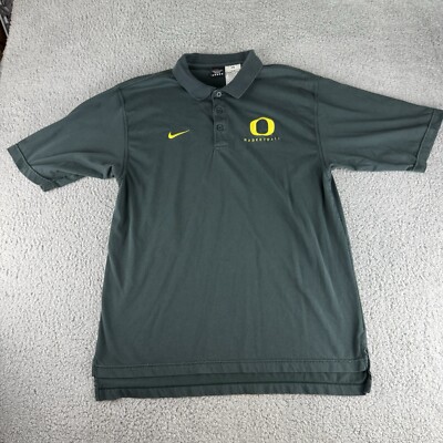nike alpha project polo shirt oregon ducks Basketball y2k Green Men s Size Large
