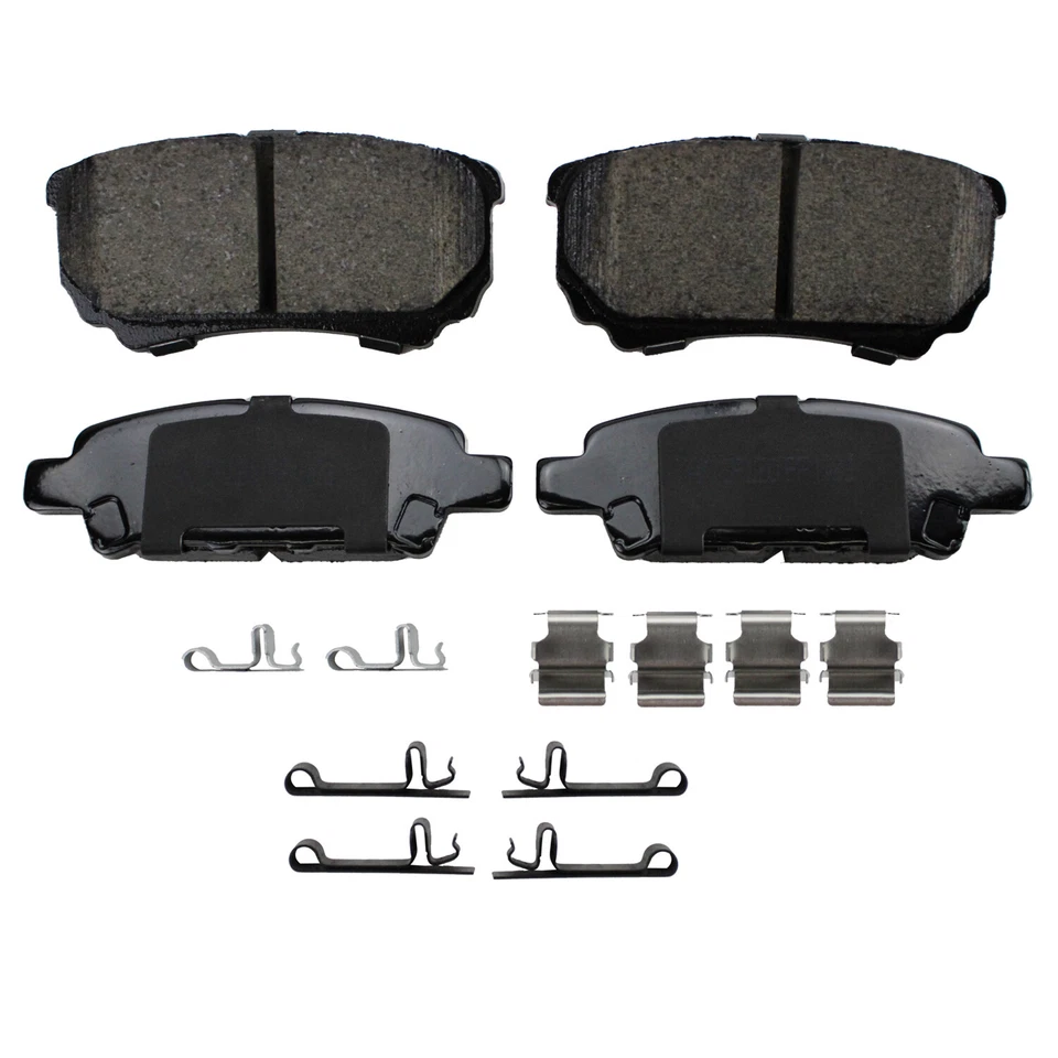 Задние керамические дисковые тормозные колодки Akebono ProACT для Chrysler Dodge Jeep Mitsubishi - Изображение 2 из 4