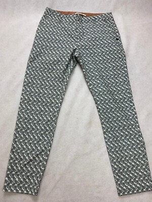 Scotch & Soda Maison Scotch Size M Medium Raffia Town Trousers Black White