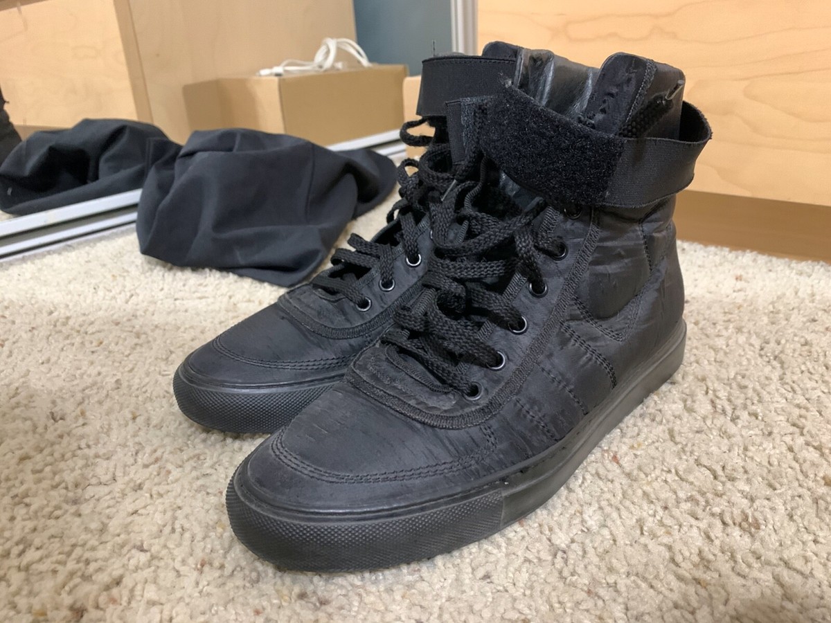 Raf Simons Vandal black nylon | Size EU 40, US 7 | Actually rare