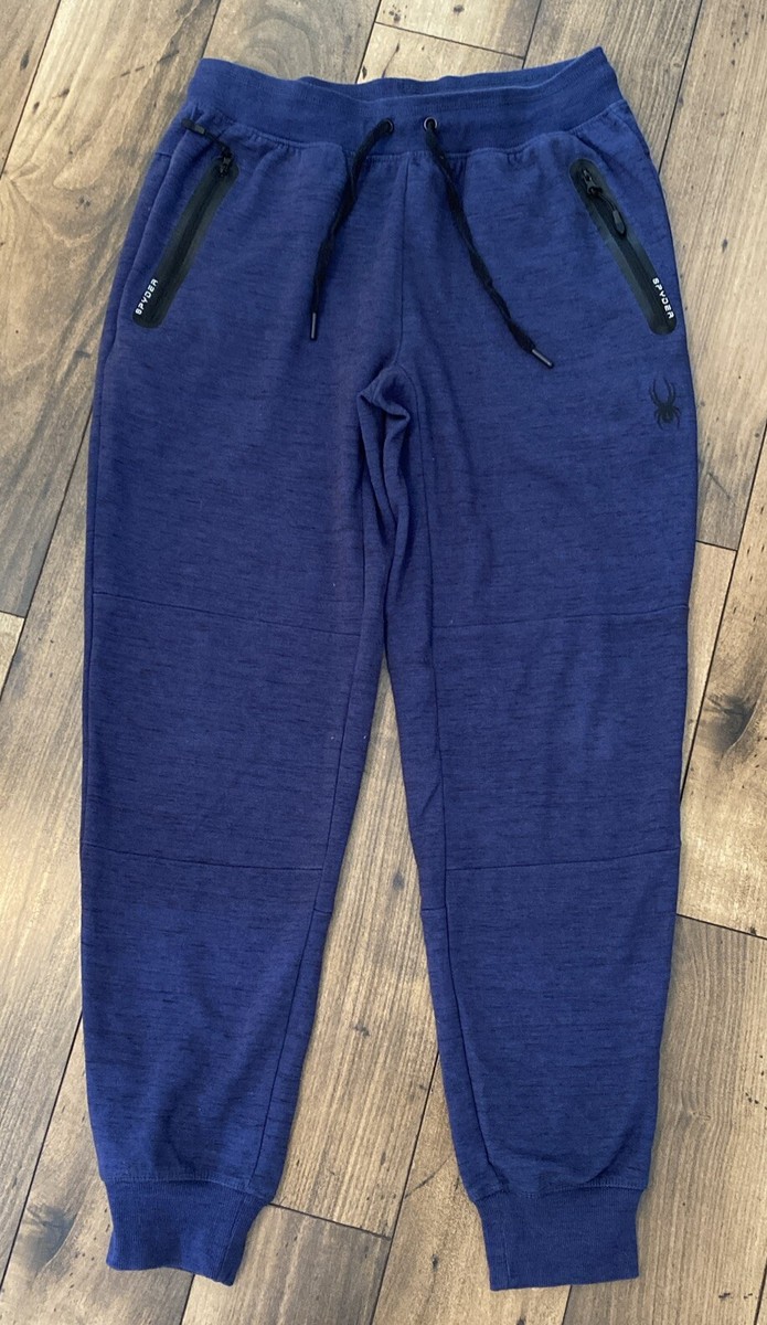Spyder Active ProWeb Men's Joggers Blue Sweatpants Med.Tapered Leg