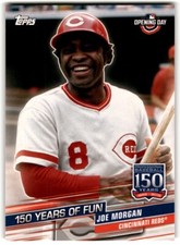 2019 Topps Opening Day 150 Years of Fun Joe Morgan #YOF-12 Cincinnati Reds