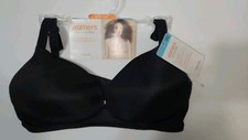 NWTs WARNERS Bra Elements of Bliss Wire Free Black SIZE 36C