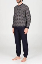 JULIPET PIGIAMA UOMO SERAFINO MANICA LUNGA E PANTALONE LUNGO - ALLEGHE