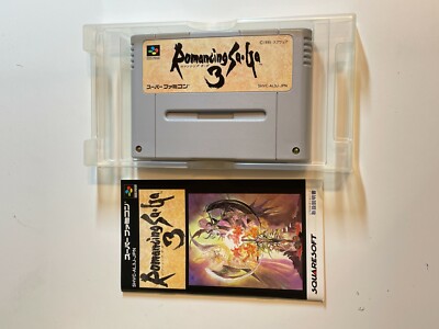 Romancing SaGa 3 Boxed Super Famicom SFC SNES Nintendo Square