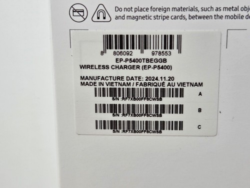 Samsung Galaxy Super Fast Wireless Duo Charging Pad 15W, Model Number EP-5400 (2 - Picture 15 of 24