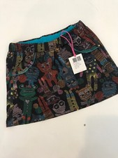 NWT 116 6 Yr OILILY Thil Jersey Skirt Friendly Monsters Pocket Cozy