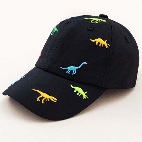 Dinosaur Printed Kids Sun Hat Adjustable Baby Cap Boys Girls - Picture 9 of 18