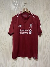 LIVERPOOL 2018 2019 HOME SHIRT JERSEY NEW BALANCE MT834095 sz L MEN #11 M. SALAH